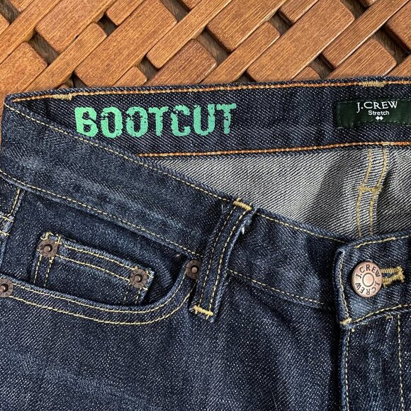 J. Crew Stretch Bootcut Jeans, 27s, Premium Indigo Wash. - Picture 6 of 8